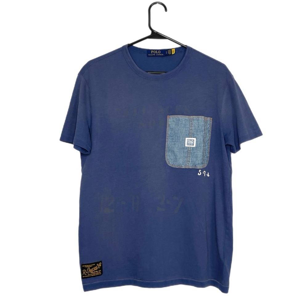 Polo Ralph Lauren Sportsman Military T-Shirt Jean Pocket S